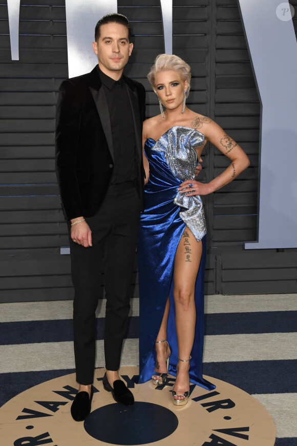 G-Eazy, Halsey - People à la soirée Vanity Fair Oscar Party au "Wallis Annenberg Center for the Performing Arts" à Beverly Hills le 4 mars 2018.