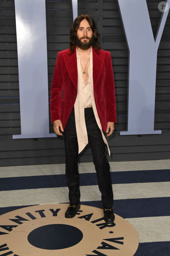Jared Leto - People à la soirée Vanity Fair Oscar Party au "Wallis Annenberg Center for the Performing Arts" à Beverly Hills le 4 mars 2018.