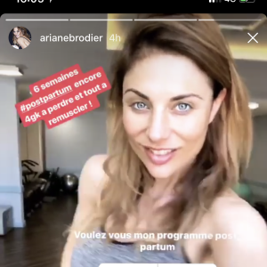 Ariane Brodier dévoile sa silhouette déjà bien amincie après l'arrivée de bébé.