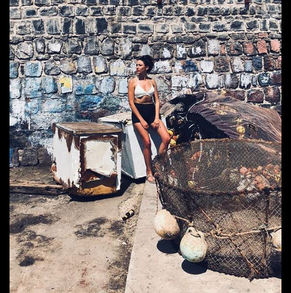 Delphine Wespiser au Cap Vert, mars 2018, Instagram