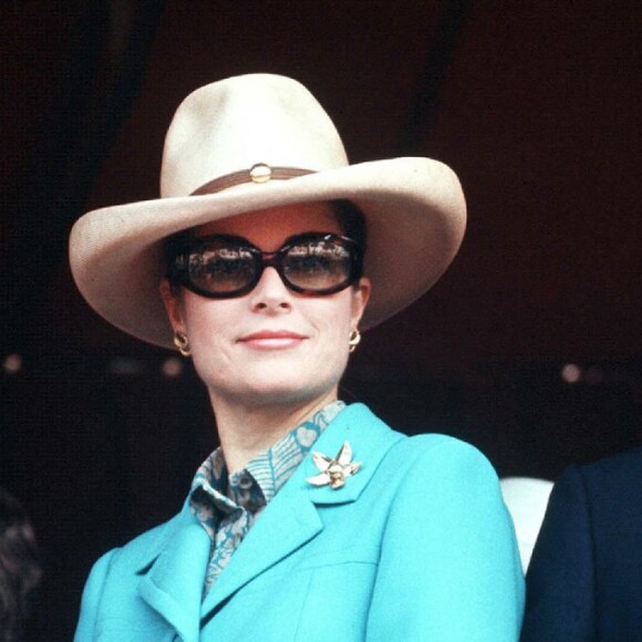 La princesse Grace au Grand Prix de Monaco, juin 1971.