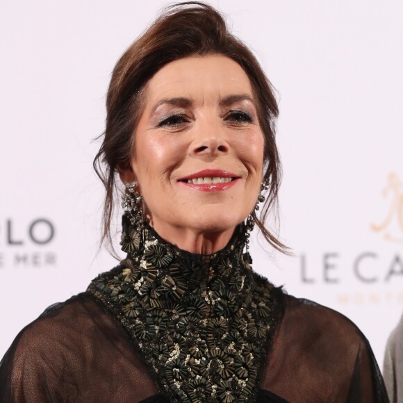 La princesse Caroline de Hanovre lors du dîner surréaliste "The Art of the Game, the Game of Art" au casino de Monte-Carlo le 9 décembre 2017. © Jean-Charles Vinaj / Pool Restreint Monaco / Bestimage