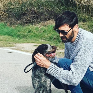 Laurent Kerusoré sauve un chien - Instagram, 11 mars 2018