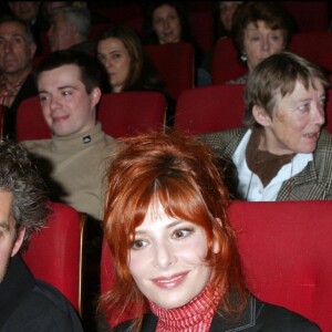 Mylène Farmer et Laurent Boutonnat - Cinéma Gaumont Marignan à Paris en 2004