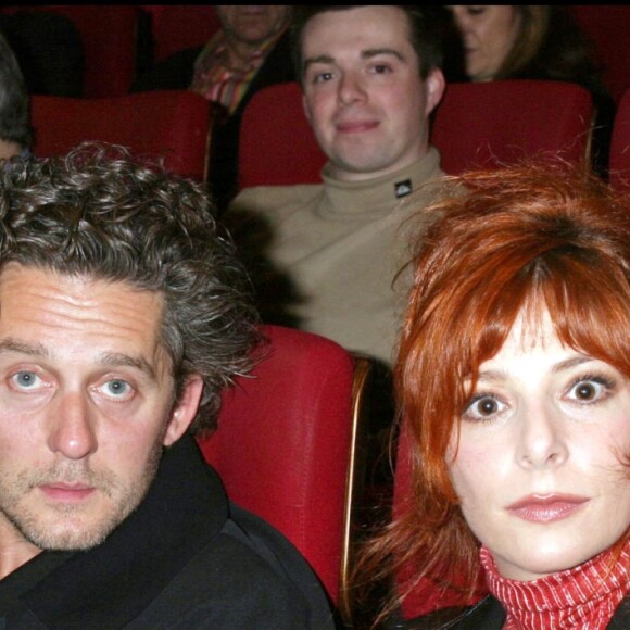 Mylène Farmer et Laurent Boutonnat - Cinéma Gaumont Marignan à Paris en 2004