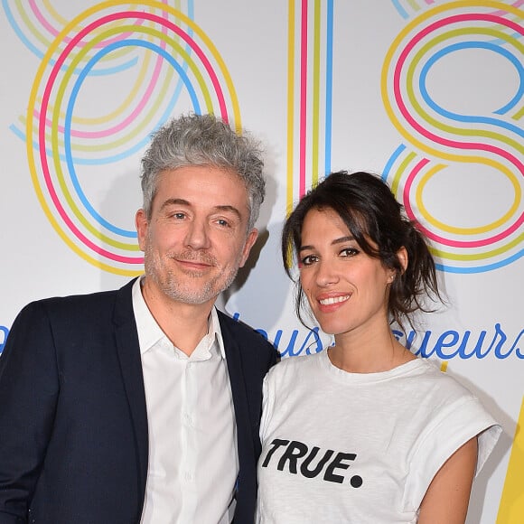 Pierre Zéni et Laurie Cholewa - 100 ans de la lutte contre le cancer à la cité des sciences à Paris, France, le 14 mars 2018. © Veeren/Bestimage