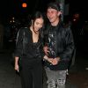 Johnny Manziel et sa fiancée Bre Tiesi sont allés dîner au Delilah à West Hollywood le 9 mars 2018.
