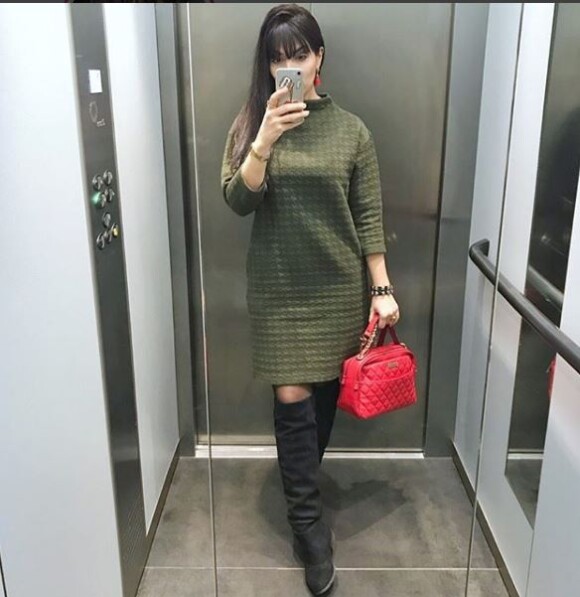 Farah des "Reines du shopping" glamour sur Instagram, mars 2018