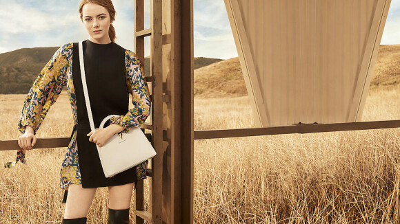 Emma Stone : L'égérie de Louis Vuitton, stylée en plein désert