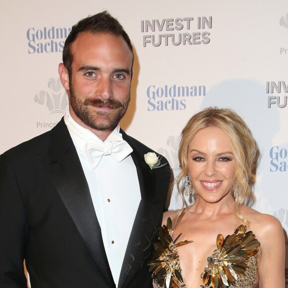 Kylie Minogue et son ex-compagnon Joshua Sasse au dîner de gala "Prince's Trust Invest in Futures" à Londres le 4 février 2016.