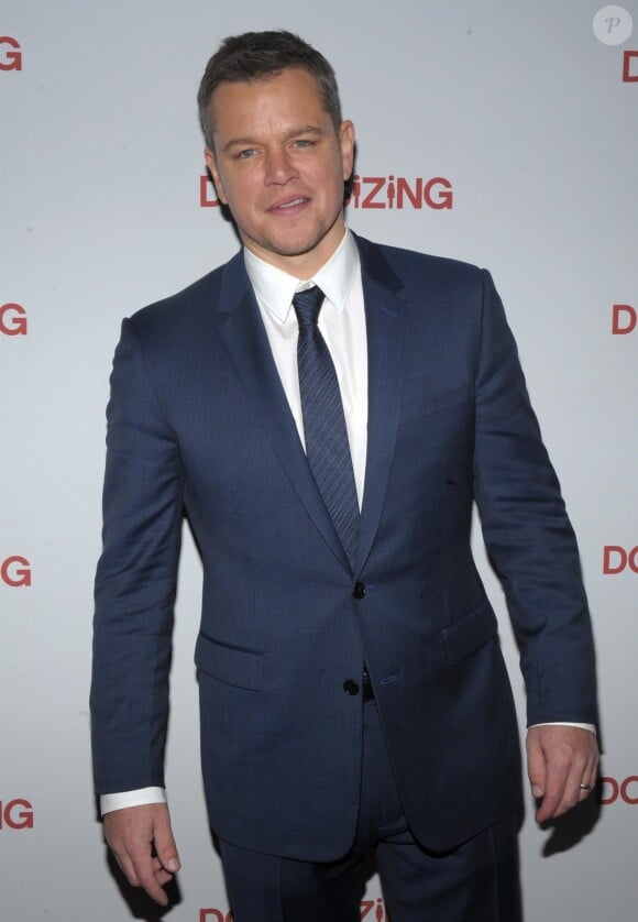 Matt Damon à la projection de 'Downsizing' au théâtre MC Lincoln Square à New York, le 11 décembre 2017