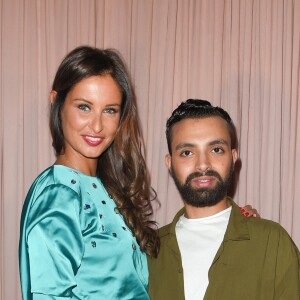 Malika Ménard et Fahaid Sanober - Défilé Fahaid Sanober à l'hôtel Marignan à Paris, le 17 mars 2018. © Coadic Guirec/Bestimage