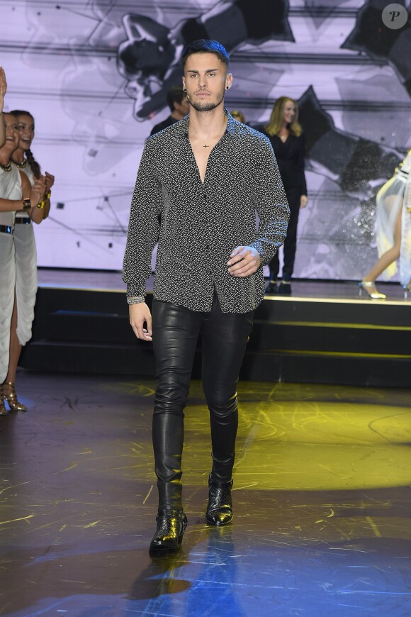 Baptiste Giabiconi lors de la soirée des "New Body Awards" à Berlin, le 26 octobre 2017.