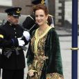 La princesse Lalla Salma du Maroc lors de la cérémonie d'intronisation de Willem-Alexander des Pays-Bas à Amsterdam le 30 avril 2013