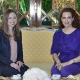  Chelsea Clinton reçue par la princesse Lalla Salma du Maroc le 6 mai 2015 à Marrakech. 
