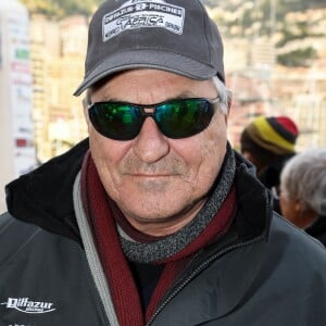 Jean-Marie Bigard - Départ de la 10ème édition du rallye-raid international l'Africa Eco Race à Monaco, le 31 décembre 2017. © Lionel Urman/Bestimage