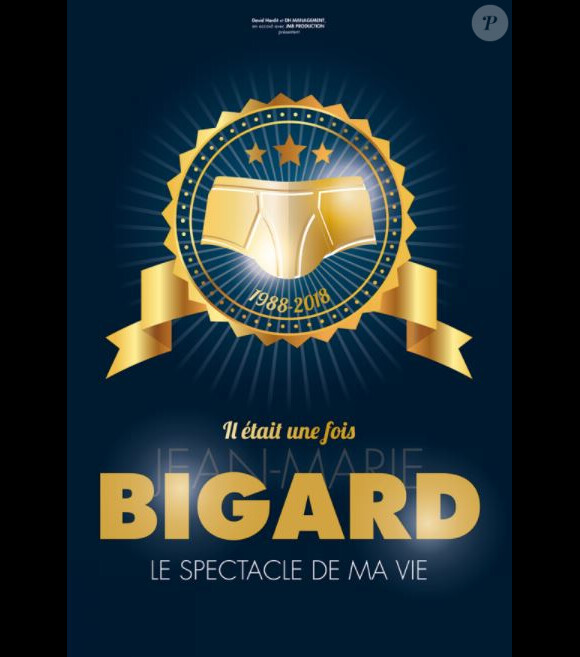 L'affiche de l'ultime tournée de Jean-Marie Bigard
