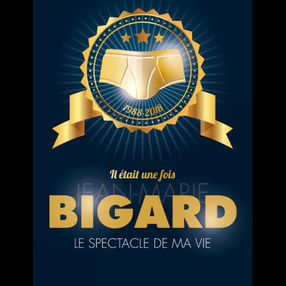 L'affiche de l'ultime tournée de Jean-Marie Bigard