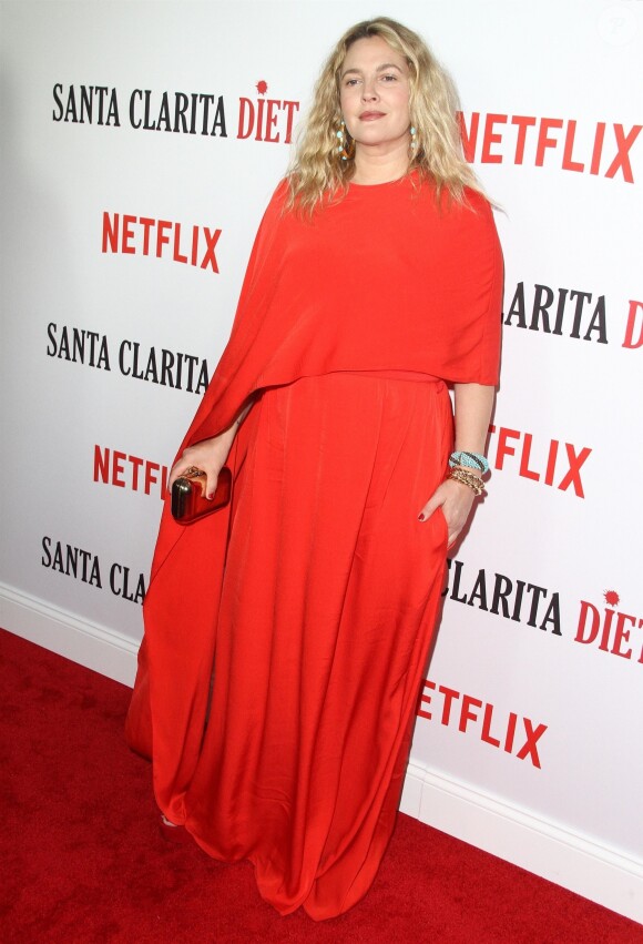 Drew Barrymore à la première de la saison 2 de Santa Clarita Diet au Arclight à Hollywood, le 22 mars 2018