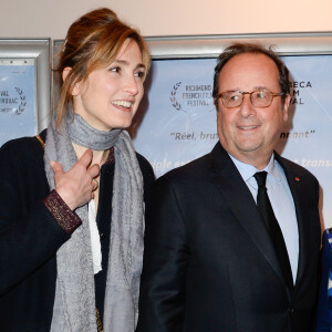 Julie Gayet et François Hollande - Première du film "The Ride" au MK2 Bibliothèque à Paris. Le 26 janvier 2018 © Coadic Guirec / Bestimage