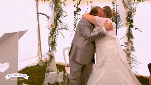 Isabelle, candidate de "4 mariages pour 1 lune de miel" (TF1) la semaine du 12 mars 2018.