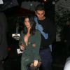 Exclusif - Kourtney Kardashian et son compagnon Younes Bendjim sont allés fêter l'anniversaire de T. Thompson à Beauty & Essex à Hollywood, le 10 mars 2018  For germany call for price Exclusive - Kourtney Kardashian and Younes Bendjima are going strong despite claims that the pair was in a rough patch. The pair keeps close as they hop into their ride after T. Thompson's 27th birthday party at Beauty & Essex. 10th march 201810/03/2018 - Los Angeles
