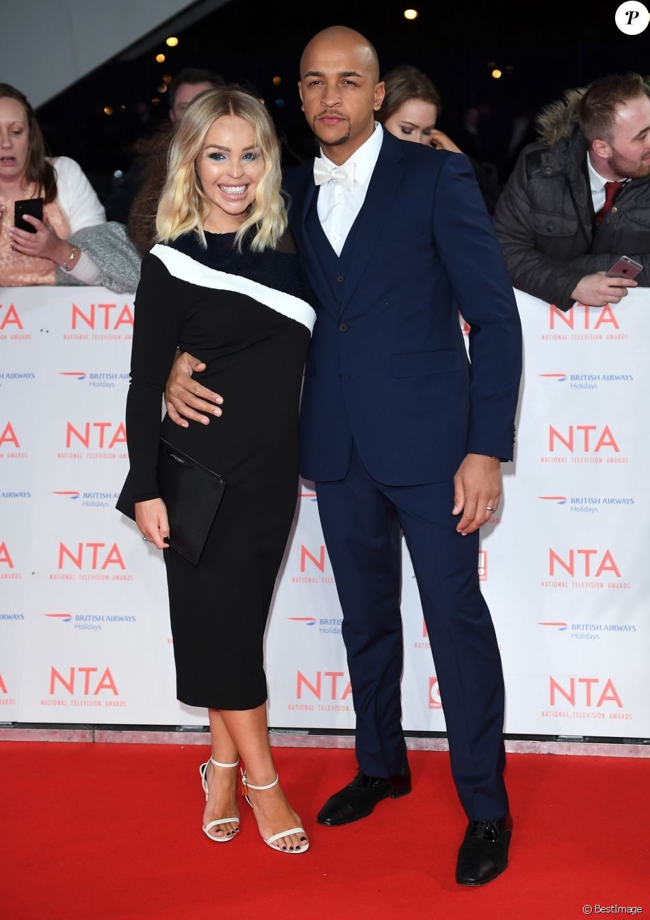 Katie Piper et son mari Richard Sutton - Soirée des National Television Awards à l&#039;O2 Arena à Londres, le 23 janvier 2018.