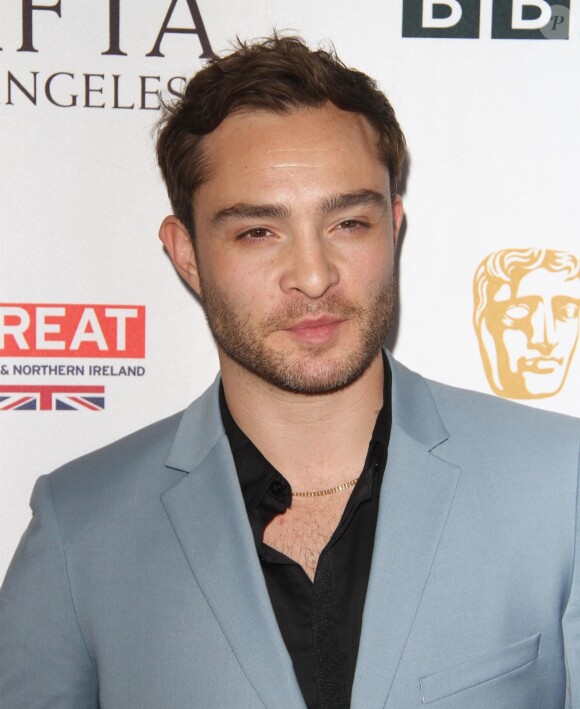 Ed Westwick à la soirée BAFTA TV Tea 2017 à l'hôtel Beverly Hilton à Beverly Hills, le 16 septembre 2017