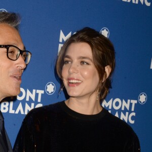 Charlotte Casiraghi assiste à la soirée Meisterstuck Le Petit Prince de Montblanc au One World Trade Center Observatory. New York, le 4 avril 2018.