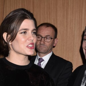 Charlotte Casiraghi assiste à la soirée Meisterstuck Le Petit Prince de Montblanc au One World Trade Center Observatory. New York, le 4 avril 2018.