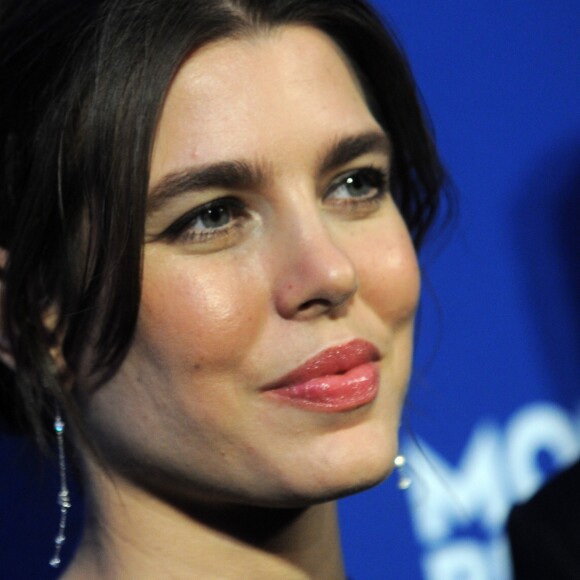 Charlotte Casiraghi assiste à la soirée Meisterstuck Le Petit Prince de Montblanc au One World Trade Center Observatory. New York, le 4 avril 2018.