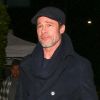 Brad Pitt - Exclusif - Les célébrités sont allées diner au restaurant Giorgio Baldi à Pacific Palisades. Les amis sont sortis du restaurant avec le nouveau livre de S. Penn sous le bras "Bob Honey Who Just Do Stuff". Le 3 février 2018