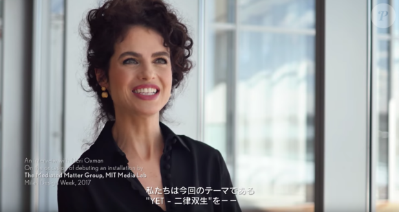 Neri Oxman. Capture Youtube.