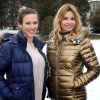 Ingrid Chauvin et Lorie (Laure Pester) pour "Demain nous appartient" - 20ème anniversaire du Festival des Créations Télévisuelles de Luchon, France, le 9 février 2018. © Patrick Bernard/Bestimage