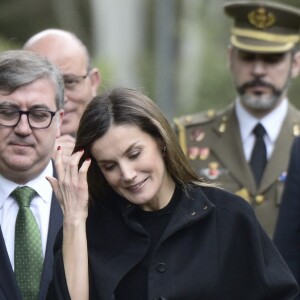 La reine Letizia d'Espagne lors de la remise des "International Friendship Awards" à Madrid le 9 avril 2018.