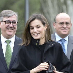 La reine Letizia d'Espagne lors de la remise des "International Friendship Awards" à Madrid le 9 avril 2018.