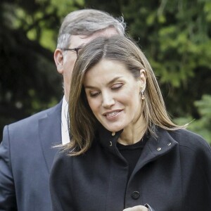 La reine Letizia d'Espagne lors de la remise des "International Friendship Awards" à Madrid le 9 avril 2018.