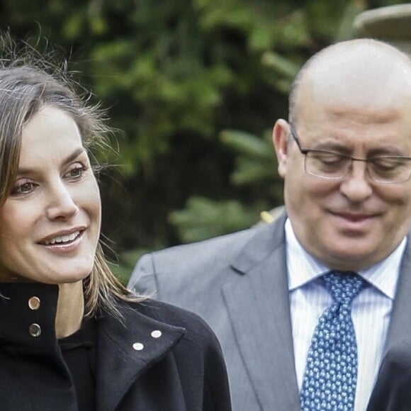 La reine Letizia d'Espagne lors de la remise des "International Friendship Awards" à Madrid le 9 avril 2018.