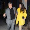 George Clooney et sa femme Amal Alamuddin Clooney à New York le 6 avril 2018.