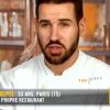 Vincent dans l'épisode 10 de "Top Chef" (M6), diffusé mercredi 4 avril 2018.