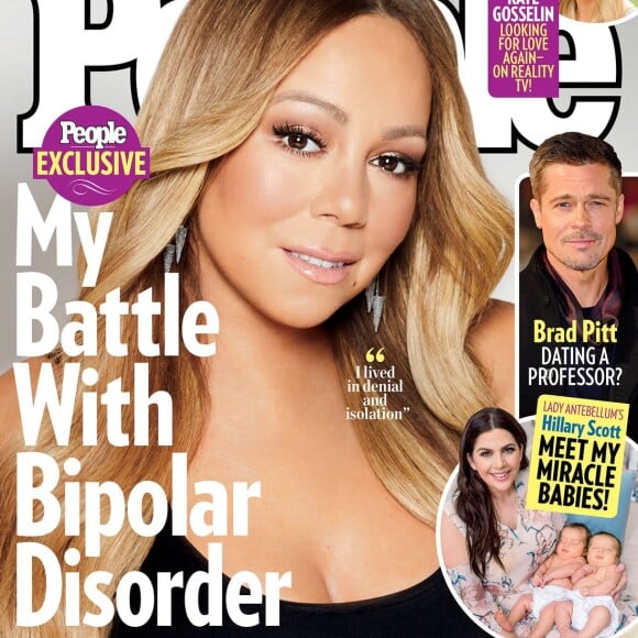 Mariah Carey en couverture de People. Numéro du 23 avril 2018.