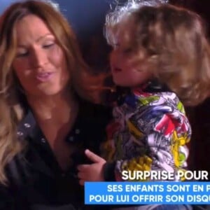 Vitaa et ses fils sur le plateau de "Touche pas à mon poste", C8, 12 avril 2018