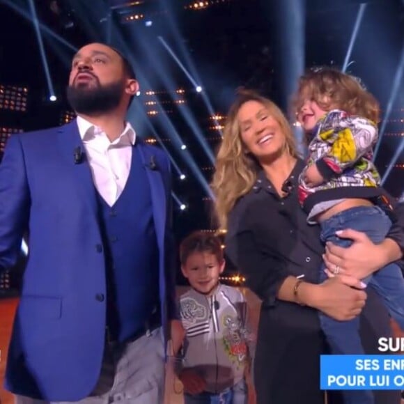 Vitaa et ses fils sur le plateau de "Touche pas à mon poste", C8, 12 avril 2018