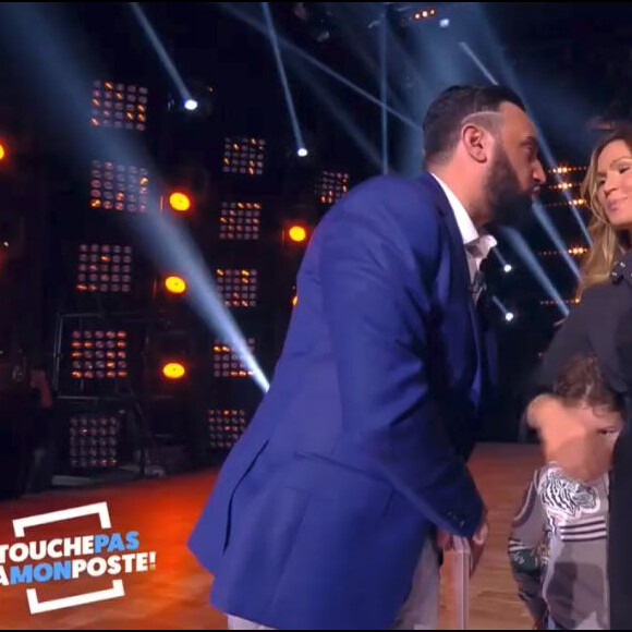 Vitaa et ses fils sur le plateau de "Touche pas à mon poste", C8, 12 avril 2018