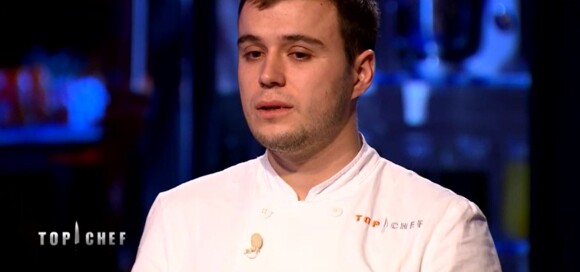 Adrien lors de la demi-finale de "Top Chef 2018" (M6) mercredi 18 avril 2018.
