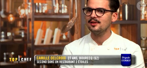 Camille lors de la demi-finale de "Top Chef 2018" (M6) mercredi 18 avril 2018.