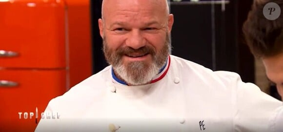 Philippe Etchebest lors de la demi-finale de "Top Chef 2018" (M6) mercredi 18 avril 2018.