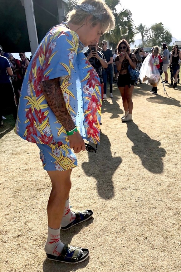 Justin Bieber au Coachella Festival le 13 avril 2018.
