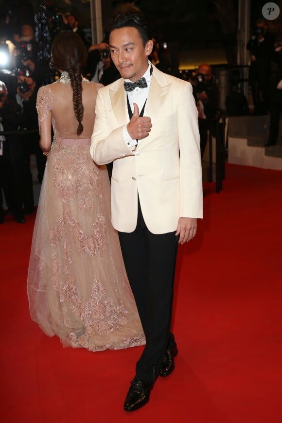Chang Chen - Montée des marches du film "The Assassin" lors du 68e Festival International du Film de Cannes, le 21 mai 2015.