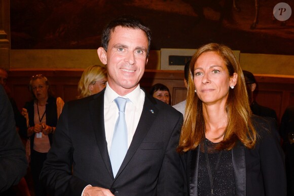 Manuel Valls et sa femme Anne Gravoin - Générale de l'opéra en plein air "La Bohéme" à l'Hôtel des Invalides à Paris le 6 septembre 2016. © Coadic Guirec/bestimage